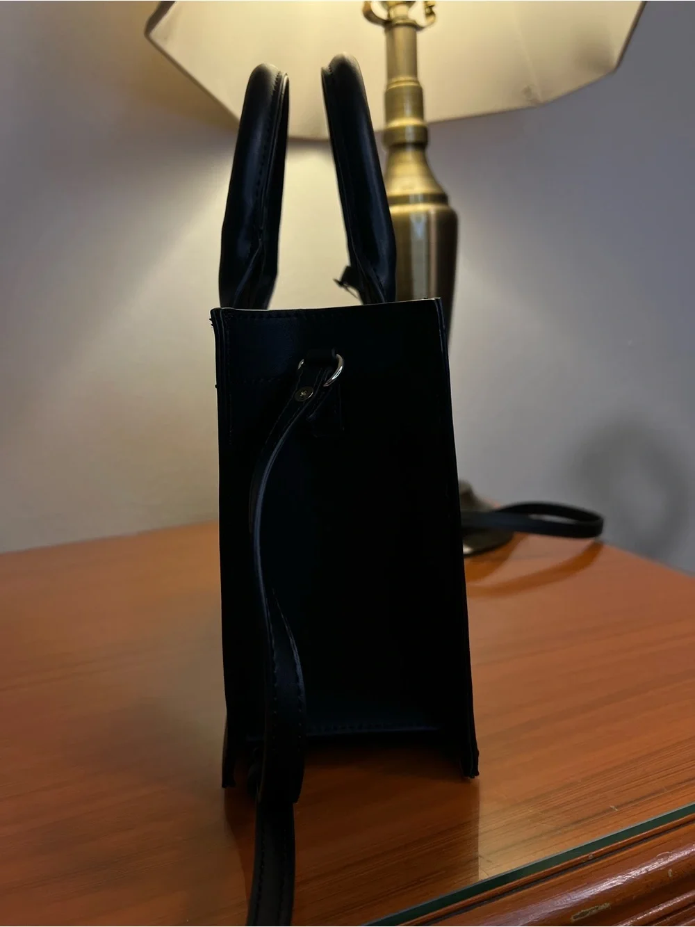 True Religion Black Satchel Crossbody Handbag